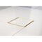 Kingston Brass 6" Stainless Steel Square Shower Drain with Hair Catcher, Brushed Brass BSF6627 - alternate 2