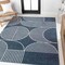 Jonathan Y Nordby High-Low Geometric Arch Scandi Striped Navy/Cream 8 ft. x 10 ft. Indoor/Outdoor Area Rug SCN104A-8 - alternate 8