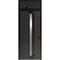 Vdomdoors Aluminum Door with Hidden Handle Hiddex 0155 Ardesia Nero Entry Steel Metal Modern Painted W36xH80+ HIDDEX0155EXD-BLK-W36xH80+12-RH-I - alternate 1