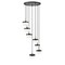 Z-Lite Renaud Matte Black 7 Light Chandelier 827P6-7R-MB-LED - alternate 6