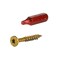 Grk Fasteners Framing and Decking Screw, #8 Thread x 1-1/4" L, Countersunk Head, Steel, Yellow, 110PK 96080 - alternate 7