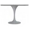 Leisuremod Square 36.42 in W, 29.35 in L, Resin/Steel, White VT20W-S36WMR - alternate 6