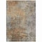 Homeroots 8' X 10' Gray Silver And Charcoal Abstract Washable Indoor Outdoor Area Rug 577652 - alternate 6