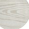 Homeroots 8' Ivory Beige And Taupe Round Faux Bois Washable Indoor Outdoor Area Rug 614487 - alternate 4