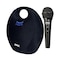 Pyle Wireless Portable Bluetooth Speaker, with Built in Rechargeable Battery, Wired Microphone, Clear PNX6BK - alternate 1