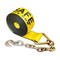 Tie 4 Safe 4'' x 30' Winch Strap w/ Chain Extension WLL: 5,400 LBS Yellow TWS43-1530-F87-Y-C-1 - alternate 1