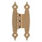 Amerock 3/8in 10mm Offset Non-Self Closing Face Mount Champagne Bronze Cabinet Hinge, 1 Pair BPR3406CZ - alternate 1