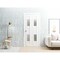 Vdomdoors Sliding Closet Bi-fold Doors White Solid Core Modern Interior SETE6222BF-WS-48 x 96 (2* 24x96) - alternate 4