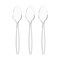 Smarty Had A Party Clear Plastic Disposable Spoons (1000 Spoons), 1000PK 420S-CL-CASE - alternate 10