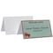 C-Line Products 2" x 3-1/2" Small White Scored Name Tent Cardstock for Laser/Inkjet Printers, 160/BX 87527 - alternate 1