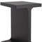 Homeroots 20" Black Solid Wood Pedestal End Table 556520 - alternate 8