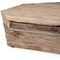 Homeroots 49" Natural Wood Octagon Distressed Lift Top Abstract Coffee Table 376273 - alternate 6