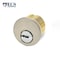 Ecs Hardware Durable Premium Key Controlled Mortise Cylinder, 1 in US26D Satin Chrome ECSH-HMC01-26D-KA12 - alternate 4