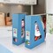 Acrimet Magazine File Holder Vertical Rack, Durable Plastic Desk Organizer, Solid Blue, 2PK 277.AO - alternate 6