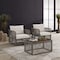 Crosley Granite Bay 3-Piece Wicker Outdoor Chair Set KO70363ST-CR - alternate 8