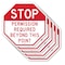 Signmission Stop Permission Required Beyond Thi, 10 inch X 10 inch, Aluminum Metal Signs, 5PK OC-A-5Pack-10-293 - alternate 1