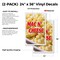 Signmission Mac N' Cheese, Vinyl Decals Only 24 Inch x 36 Inch, Vinyl Decal, 2PK DSB-2436-2PACK-Mac N Cheese - alternate 2