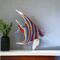 Homeroots 9" Blue and Red Murano Glass Fish Figurine Tabletop Sculpture 376120 - alternate 4