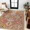 Jonathan Y Bijan Traditional Vintage Medallion Reversible Machine-Washable Terra/Blue/Cream 3ft x 5ft Area Rug SVH107A-3 - alternate 5