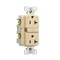 Eaton Wiring Devices Eaton Tamper and Weather-Resistant GFCI Receptacle, 125 V, 20 A, NEMA: NEMA 5-20R, Back, Side Wiring TWRGF20V - alternate 4
