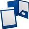 Oxford ViewFolio Letter Pocket Folder, Blue OXF57441 - alternate 1