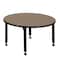 Regency Round Kee Height Adjustable Classroom Activity Table, 36 in W, 36 in L, Noble Oak TB36RNDNOAPBK - alternate 5