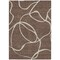 Homeroots 5' X 8' Brown And Beige Abstract Washable Indoor Outdoor Area Rug 597464 - alternate 5