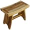 Homeroots Contemporary Teak Outdoor Bench In Natural Finish 376727 - alternate 6