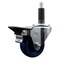 Service Caster 3'' Solid Poly Swivel 1'' Expanding Stem Caster with Brake SCC-EX20S314-SPUS-PLB-1 - alternate 1