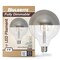 Bulbrite LED Filament, 6 Watt Dimmable G40 Light Bulbs, Half Mirror Finish, E26 Base, 2700K, 500 Lumens, 4PK 862880 - alternate 4