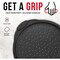 Emporio Kitchen Non-Stick Pizza Pan with Silicone Handle, 2 Pack, 13in Carbon Steel, Perforated, Gray EKPIZAPSIL2 - alternate 3