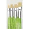 Da Vinci FIT Synthetics Student Brushes, Synthetic, Acrylic & Oil, Flat, Series 379, 7-Piece Set VA-5227_0 - alternate 3
