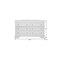 Homeroots 58" Metallic White Solid Wood Six Drawer Double Dresser 478657 - alternate 6