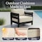 Alaterre Furniture Alaterre Barton 3 Piece Patio Furniture Set with Cushions for Porch Black Finish 80-BARTON-CH2TB-B - alternate 7