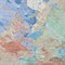 Homeroots 9' X 12' Coral Teal Blue And Mint Green Abstract Washable Indoor Outdoor Area Rug 618542 - alternate 6