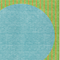 Homeroots 5' X 8' Lime Green And Blue Striped Washable Indoor Outdoor Area Rug 597176 - alternate 7