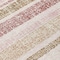 Homeroots 8' Pink And Beige Round Striped Washable Indoor Outdoor Area Rug 632235 - alternate 4