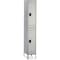 Safco Wardrobe Locker, 12 in W, 18 in D, 78 in H, (1) Wide, (2) Tier, Gray 5523GR - alternate 1