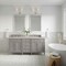James Martin Vanities Brittany 72" Double Vanity, Urban Gray, w/ 3 CM Siberian Silestone Top 650-V72-UGR-3SFR - alternate 6