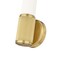 Z-Lite Solange 1 Light Wall Sconce, Modern Gold/Opal White, 4.75 In W 1021-1S-MGLD-LED - alternate 5