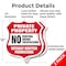 Signmission Private Property Shield Sign No Hunting, 12 inch X 12 inch, Plastic Sign, 2PK SHI-P-2PACK-12-450 - alternate 5