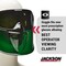 Jackson Safety GPL550 Safety Goggles Anti-Fog Shade 5 IR Lens Tint 21002 - alternate 5