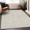 Homeroots 10' X 14' Beige And Ivory Ogee Washable Indoor Outdoor Area Rug 601529 - alternate 7