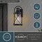 Vaxcel Westfield Outdoor Black Motion Dusk to Dawn Wall Sconce with Clear Seeded Glass Shade T0846 - alternate 7