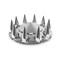 Mytee Products Chrome Axle Covers Kit - 33mm Screw On Lug Nut Caps, Front & Rear Axle Cover LNC-KIT-SPK - alternate 8