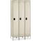 Safco Wardrobe Locker, 36 in W, 18 in D, 78 in H, (1) Tier, (3) Wide, Tan 5525TN - alternate 1