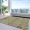 Homeroots 3' X 5' Brown Beige And Artichoke Green Floral Washable Indoor Outdoor Area Rug 588882 - alternate 6