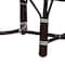 Homeroots 43in White and Dark Brown Rattan and Wicker Bench 389190 - alternate 8