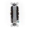 Leviton Receptacle Outlet, 15A, Black, 125/250V 5825-E - alternate 2