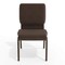 Flash Furniture 18.5"W Stacking Church Chair in Brown Fabric, 4PK 4-XU-CH-60096-BN-GG - alternate 8